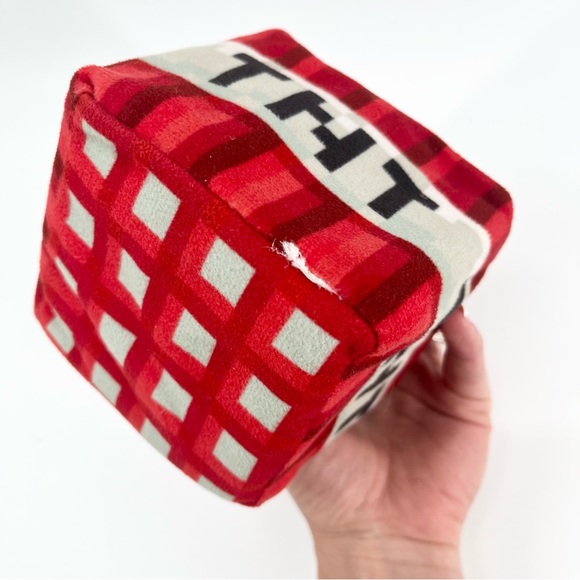 Minecraft Stuffy Lot Minecraft Stuffed Animals Plushies TNT Block Creeper & Car - Picture 6 of 7